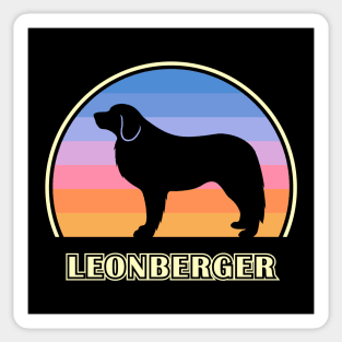 Leonberger Vintage Sunset Dog Sticker